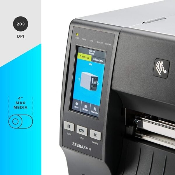 ZEBRA ZT411 Thermal Transfer Industrial Printer - Image 4